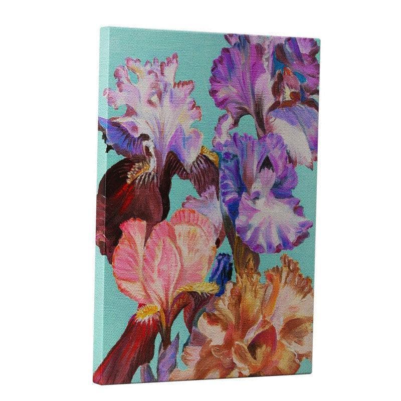 Wall Art & Paintings - Colorful Flowers Wall Painting - Gallery Wrap