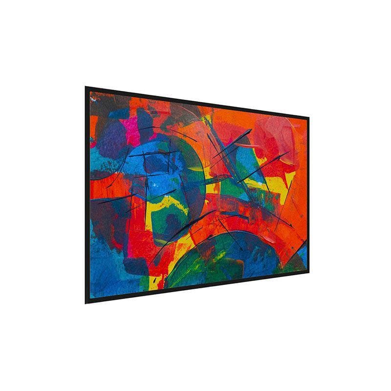 Wall Art & Paintings - Colors Of Abstract Wall Painting - Black Frame