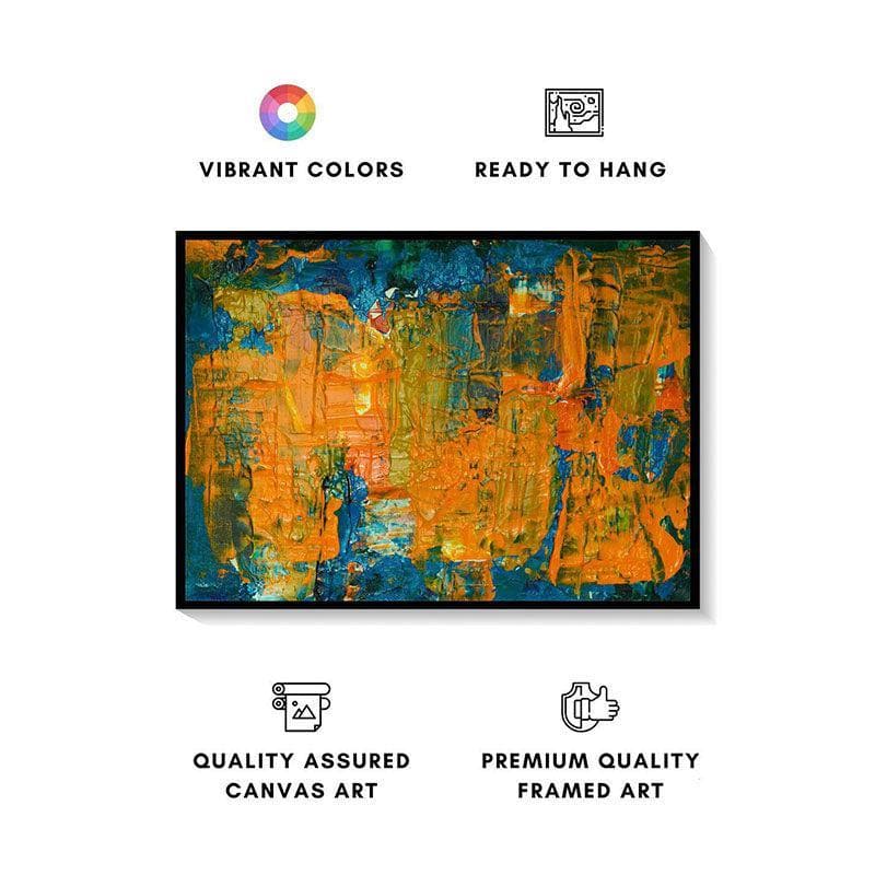 Buy Colors Of Life Wall Painting - Black Frame Wall Art & Paintings from Vaaree