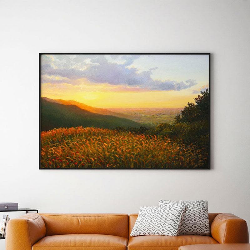 Wall Art & Paintings - Colors of the Light Wall Painting - Black Frame