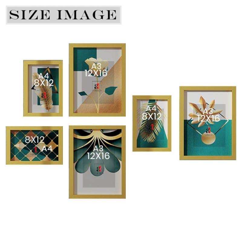 Wall Art & Paintings - Contemporary Features Photoframe - Set Of Six