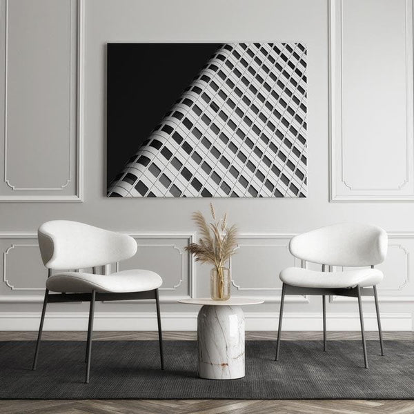 Wall Art & Paintings - Contrast In Concrete Wall Painting - Gallery Wrap