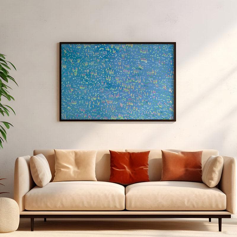 Buy Dancing Lights Wall Painting - Black Frame Wall Art & Paintings from Vaaree