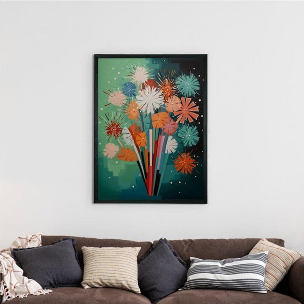 Buy Dandelion Blast Wall Art Wall Art & Paintings from Vaaree