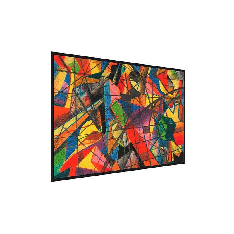 Wall Art & Paintings - Deformation Canvas Painting By Karl Wiener - Black Frame