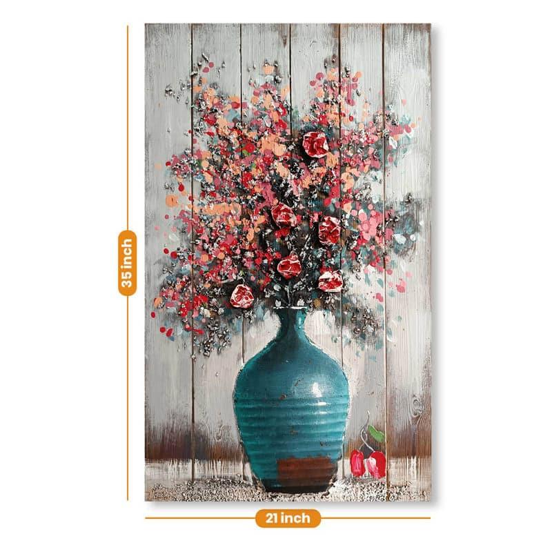 Wall Art & Paintings - Delphinium Glory Wall Painting