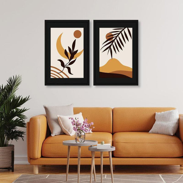 Wall Art & Paintings - Desert Garden Wall Art - Set Of Two