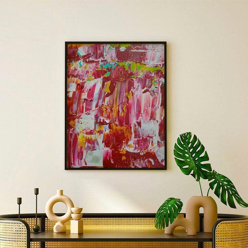 Buy Dessert Abstract Wall Painting - Black Frame Wall Art & Paintings from Vaaree