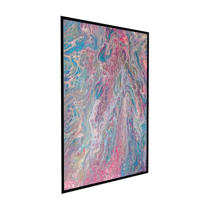 Wall Art & Paintings - Divine Fluid Wall Painitng - Black Frame