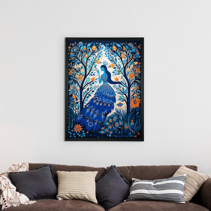 Buy Divine Lady Peacock Wall Art Wall Art & Paintings from Vaaree