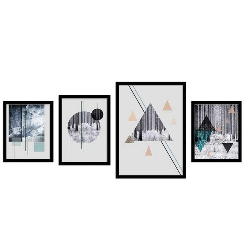 Wall Art & Paintings - Eclectic Euphoria Wall Art - Set Of Four