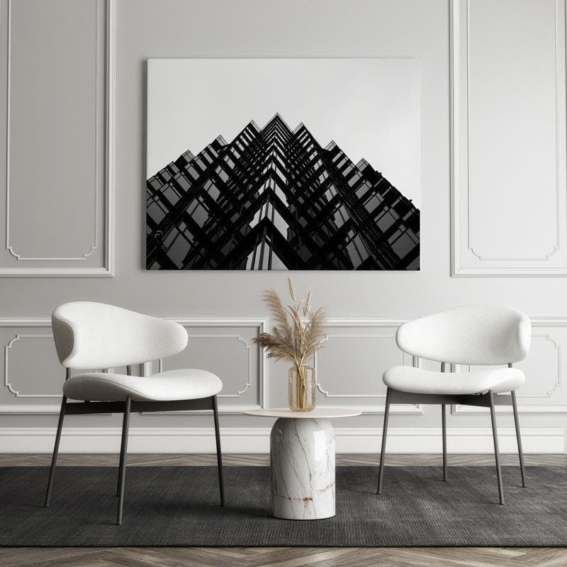 Wall Art & Paintings - Edgy Skyscraper Wall Painting - Gallery Wrap