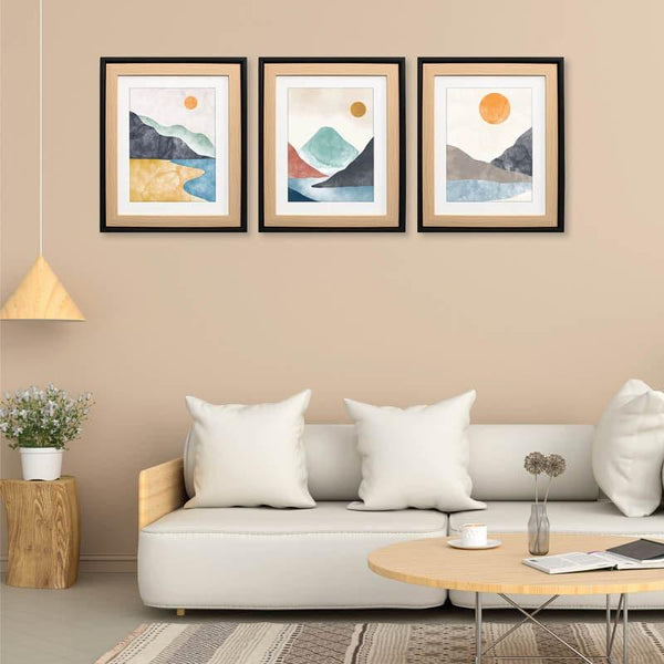 Wall Art & Paintings - Elements Of Nature Wall Art - Set Of Three