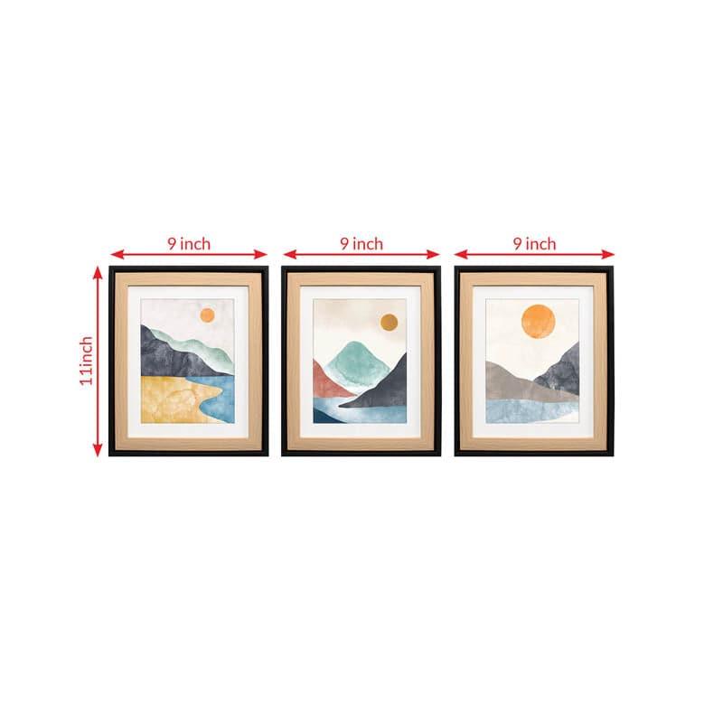 Wall Art & Paintings - Elements Of Nature Wall Art - Set Of Three