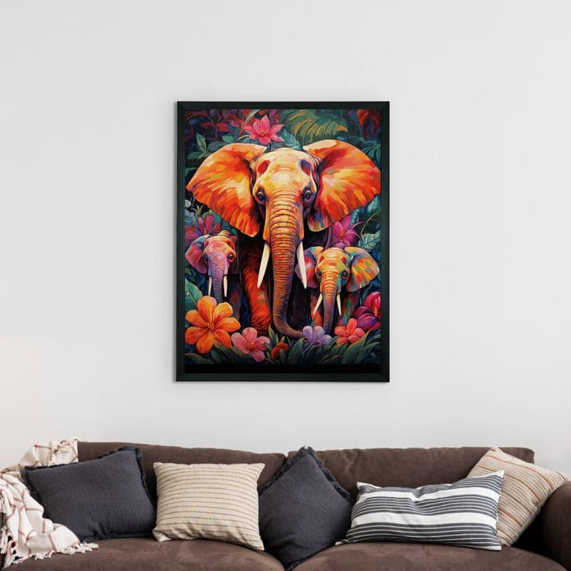 Buy Elephant Pride Pose Wall Art Wall Art & Paintings from Vaaree