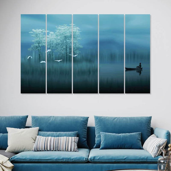 Buy Elysian Wall Art - Set Of Five Wall Art & Paintings from Vaaree