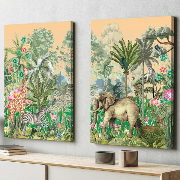 Wall Art & Paintings - Essence Of Miniature Wall Painting - Set Of Two