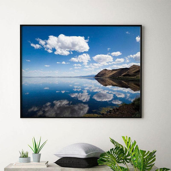 Wall Art & Paintings - Established in 1928, Tule Lake Refuge Wall Painting - Black Frame