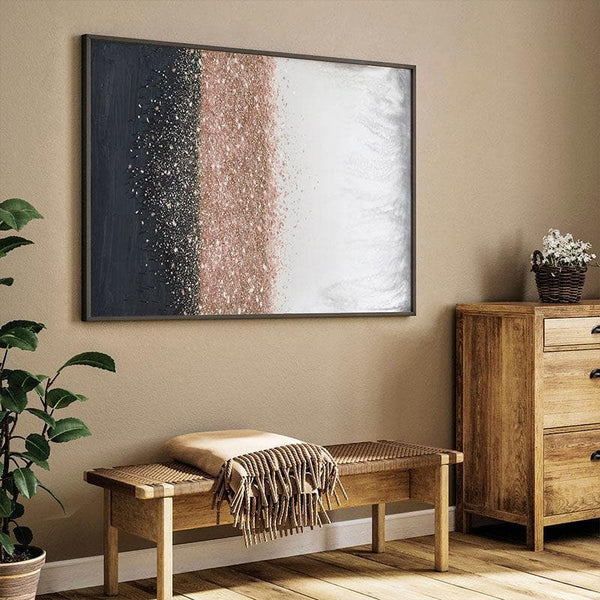 Buy Ethereal Rhythms Wall Painting - Black Frame Wall Art & Paintings from Vaaree