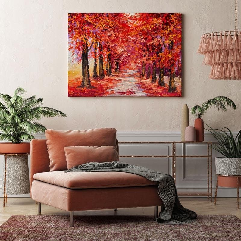 Buy Fall Verdure Wall Painting - Gallery Wrap Wall Art & Paintings from Vaaree