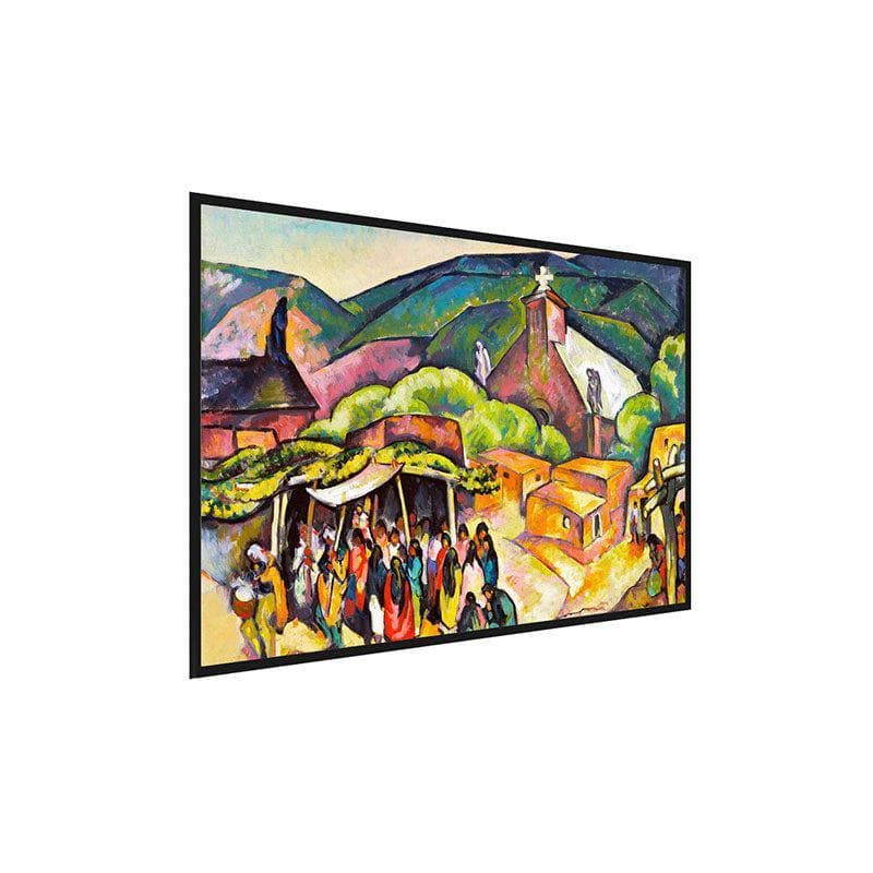 Wall Art & Paintings - Feast Day Canvas Painting - Black Frame