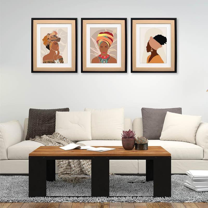 Wall Art & Paintings - Feminine Elegance Wall Art - Set Of Three