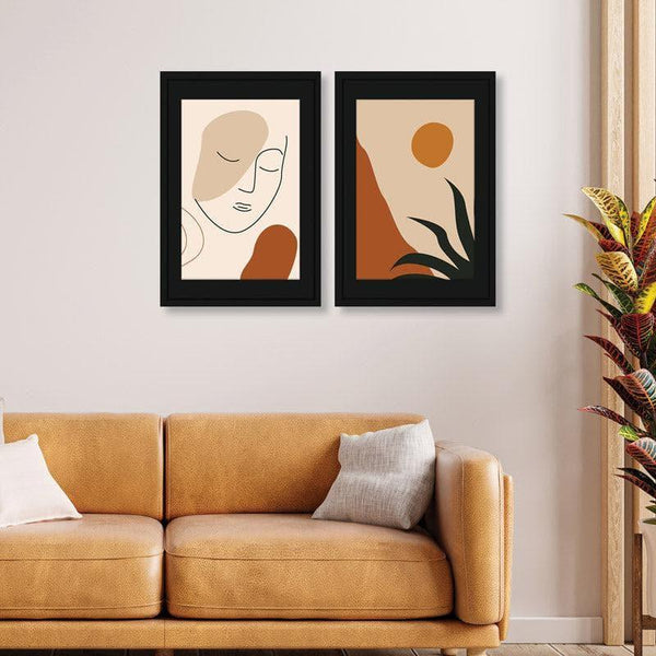 Wall Art & Paintings - Feminine Nature Wall Art - Set Of Two