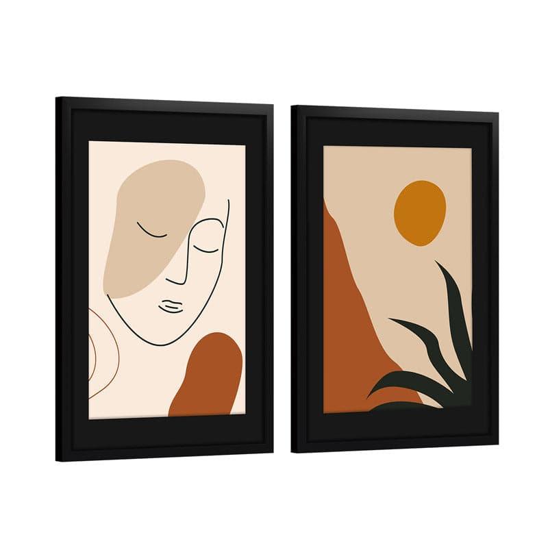 Wall Art & Paintings - Feminine Nature Wall Art - Set Of Two