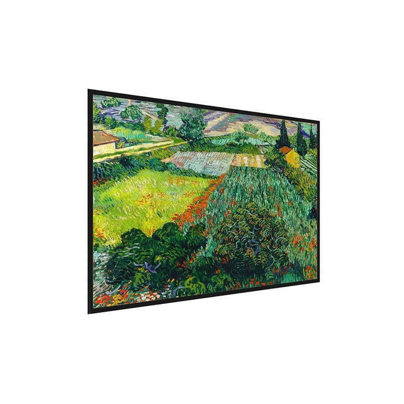 Wall Art & Paintings - Field With Poppies Wall Painting - Black Frame