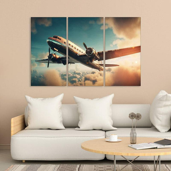 Wall Art & Paintings - Flight Flare Wall Art - Set Of Three