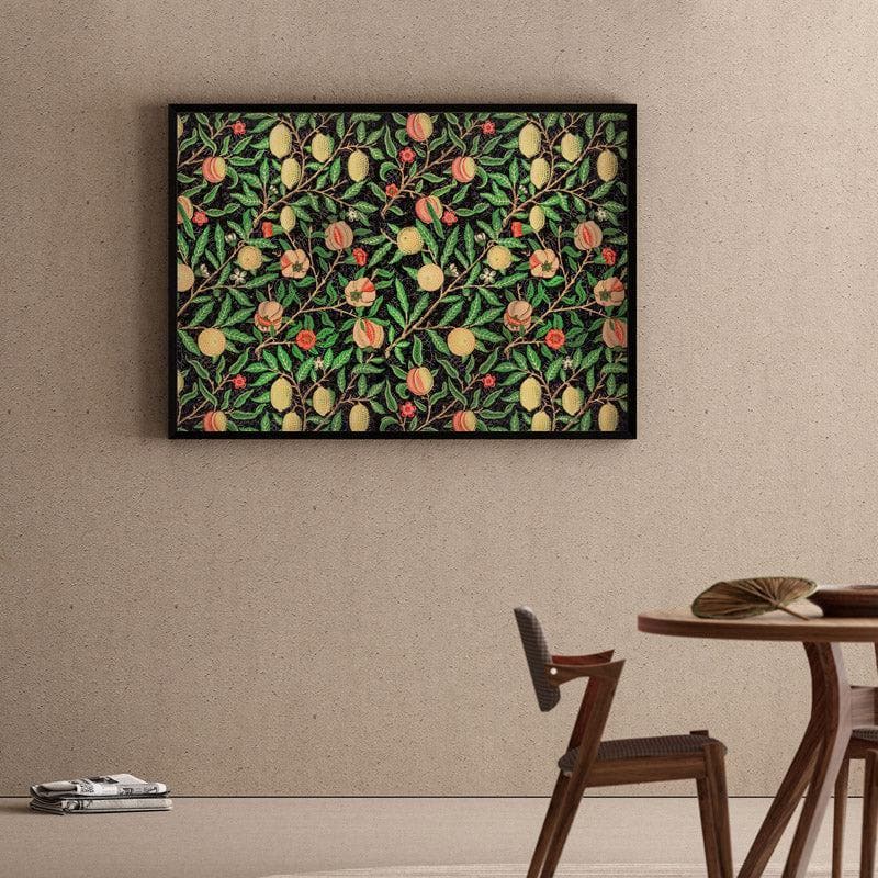 Buy Floral Mural By William Morris - Black Frame Wall Art & Paintings from Vaaree