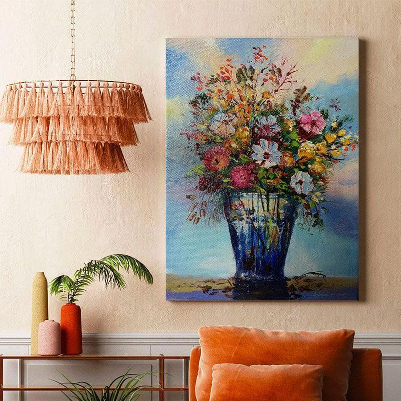 Wall Art & Paintings - Flower In Vase - Gallery Wrap