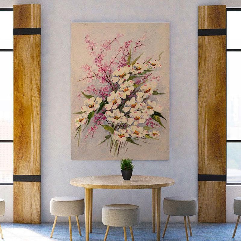 Buy Flowers Bouquet Wall Painting - Gallery Wrap Wall Art & Paintings from Vaaree