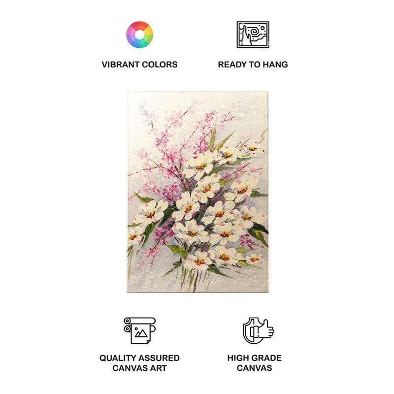 Wall Art & Paintings - Flowers Bouquet Wall Painting - Gallery Wrap