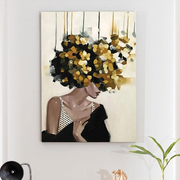 Wall Art & Paintings - Flowery Feminine Wall Painting