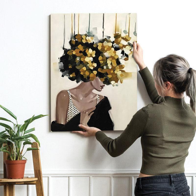 Buy Wall Art & Paintings - Flowery Feminine Wall Painting at Vaaree online
