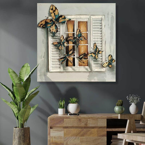 Wall Art & Paintings - Flutter Frame Wall Painting