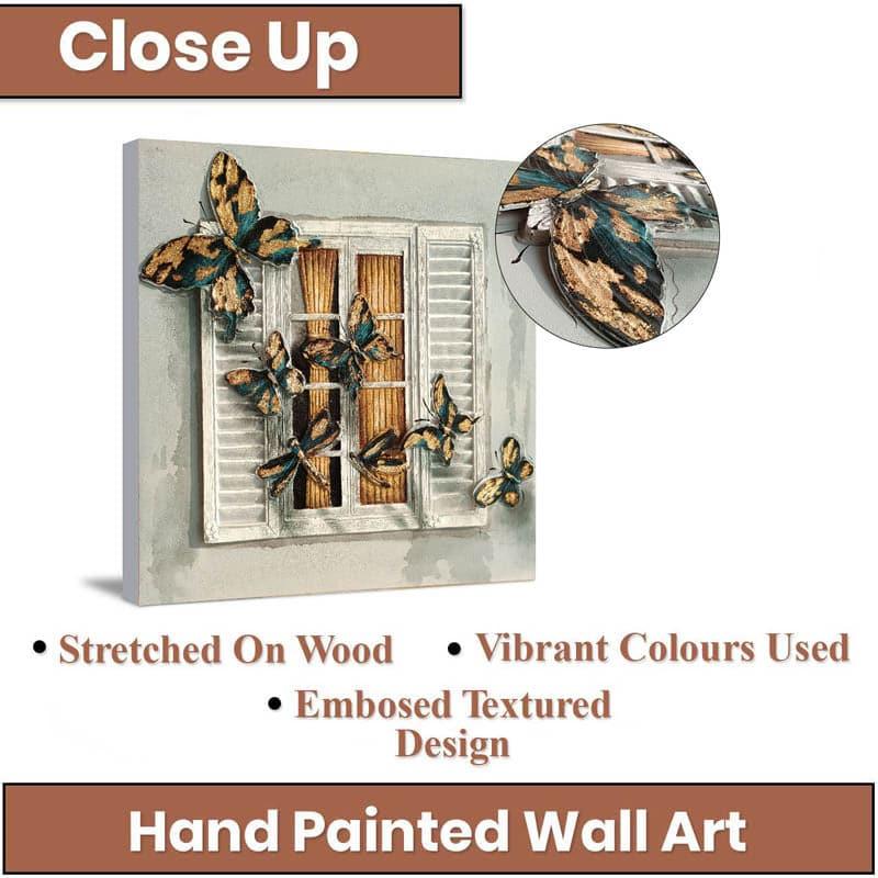 Wall Art & Paintings - Flutter Frame Wall Painting