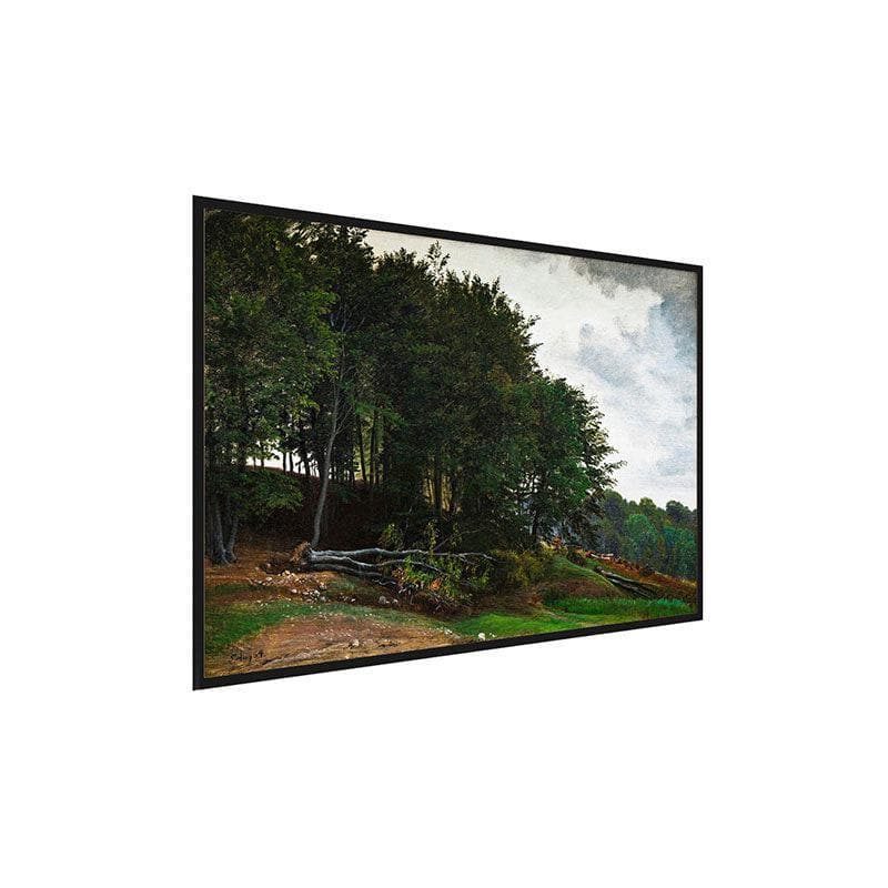 Wall Art & Paintings - Forested Hills Wall Painting - Black Frame