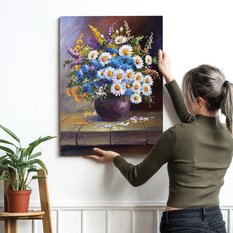 Wall Art & Paintings - Full Bloom Pot Wall Painting