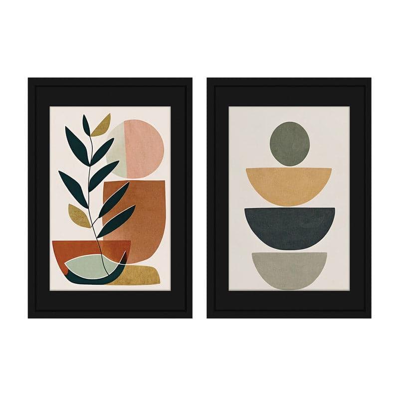 Wall Art & Paintings - Funky Flora Fusion Wall Art - Set Of Two