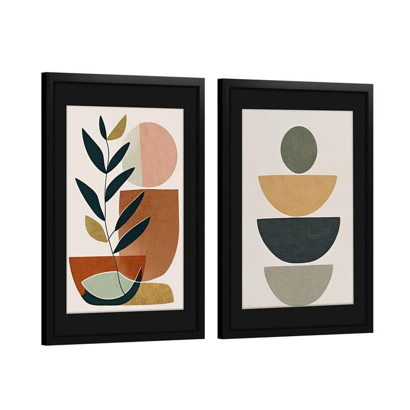 Wall Art & Paintings - Funky Flora Fusion Wall Art - Set Of Two