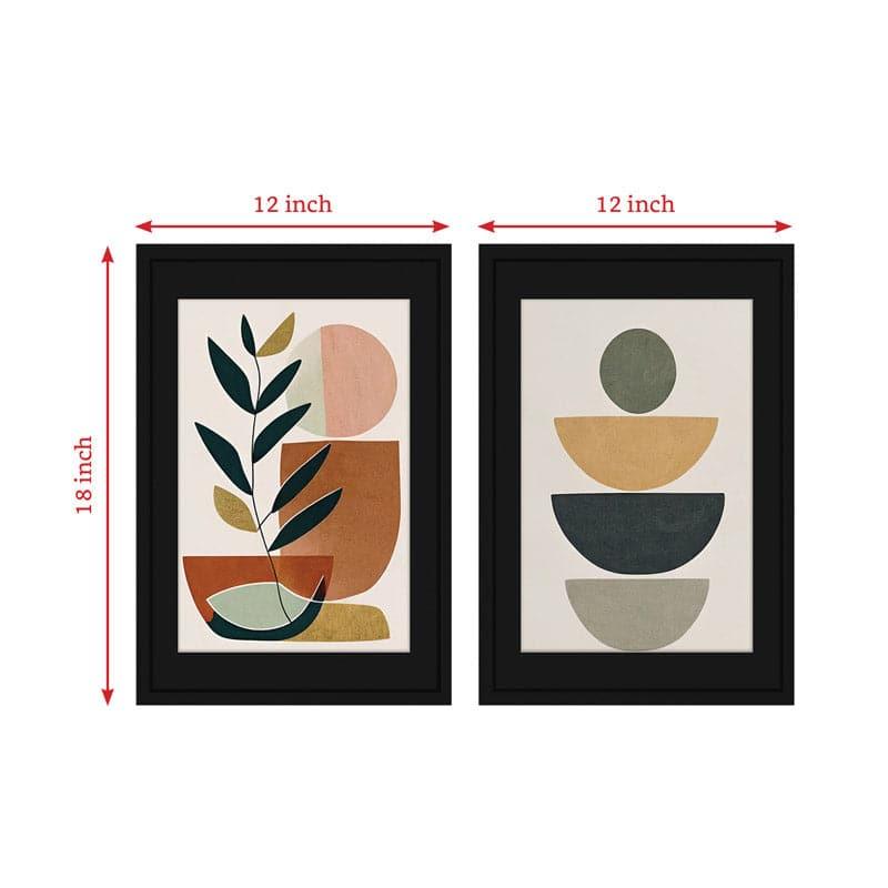 Wall Art & Paintings - Funky Flora Fusion Wall Art - Set Of Two