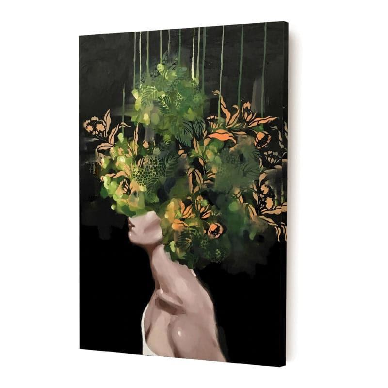 Wall Art & Paintings - Garden Bloom Girl Wall Painting