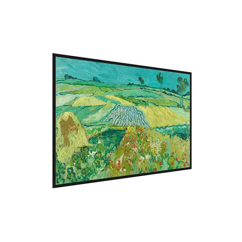 Wall Art & Paintings - Garden Spring Wall Painting By Vincent Van Gogh - Black Frame