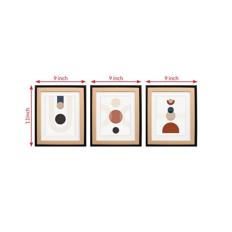 Wall Art & Paintings - Geometric Galore Wall Art - Set Of Three