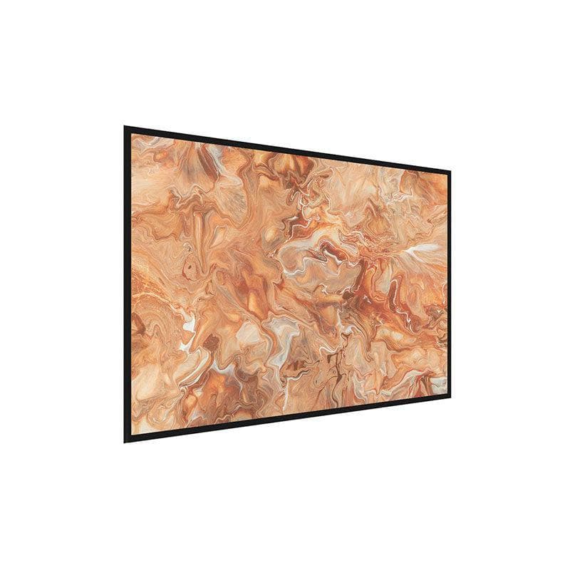 Wall Art & Paintings - Ginger Malt Abstract Painting - Black Frame