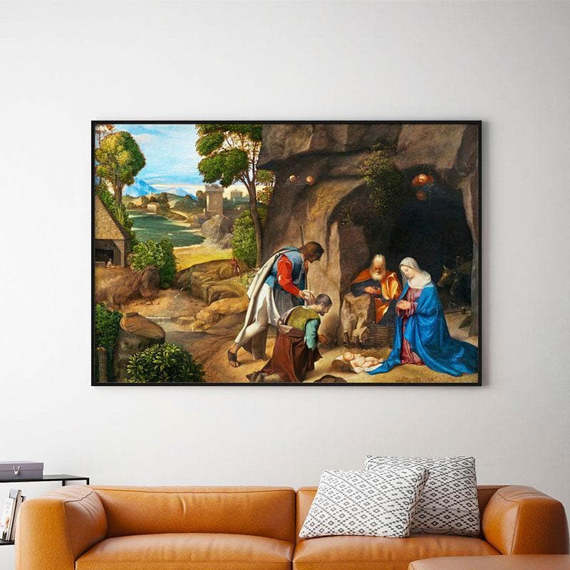 Wall Art & Paintings - Giorgiones Wall Painting - Black Frame