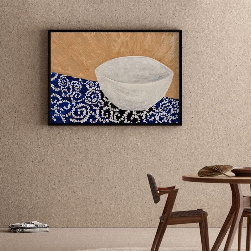 Wall Art & Paintings - Glowbowl Wall Painting - Black Frame