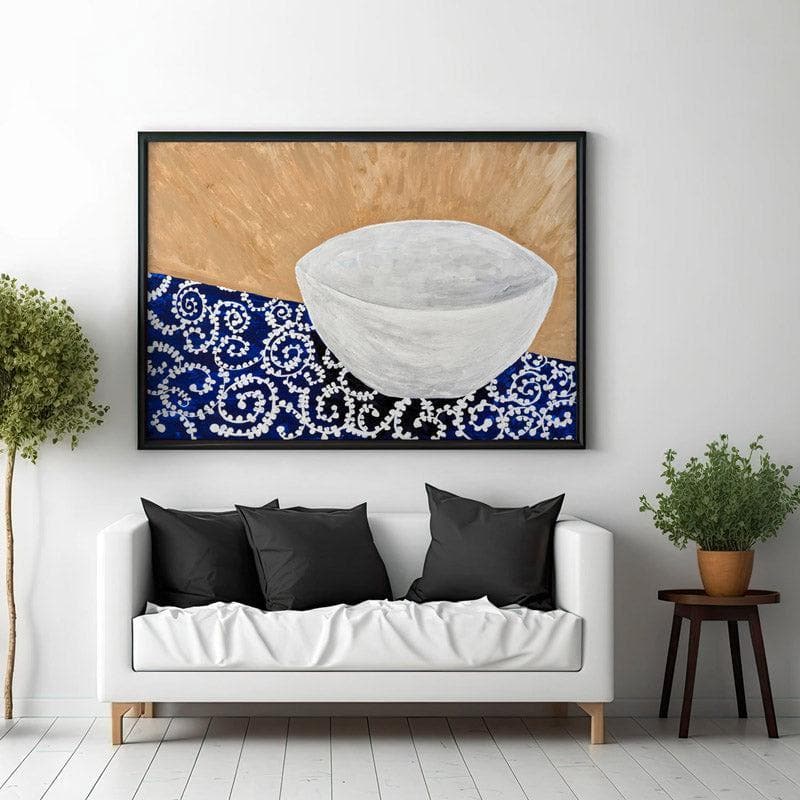 Wall Art & Paintings - Glowbowl Wall Painting - Black Frame